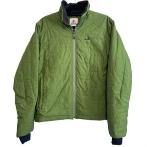 ARCTICA Down Puffer‎ winter Ski Jacket Light Fill Green Waterproof Medium
